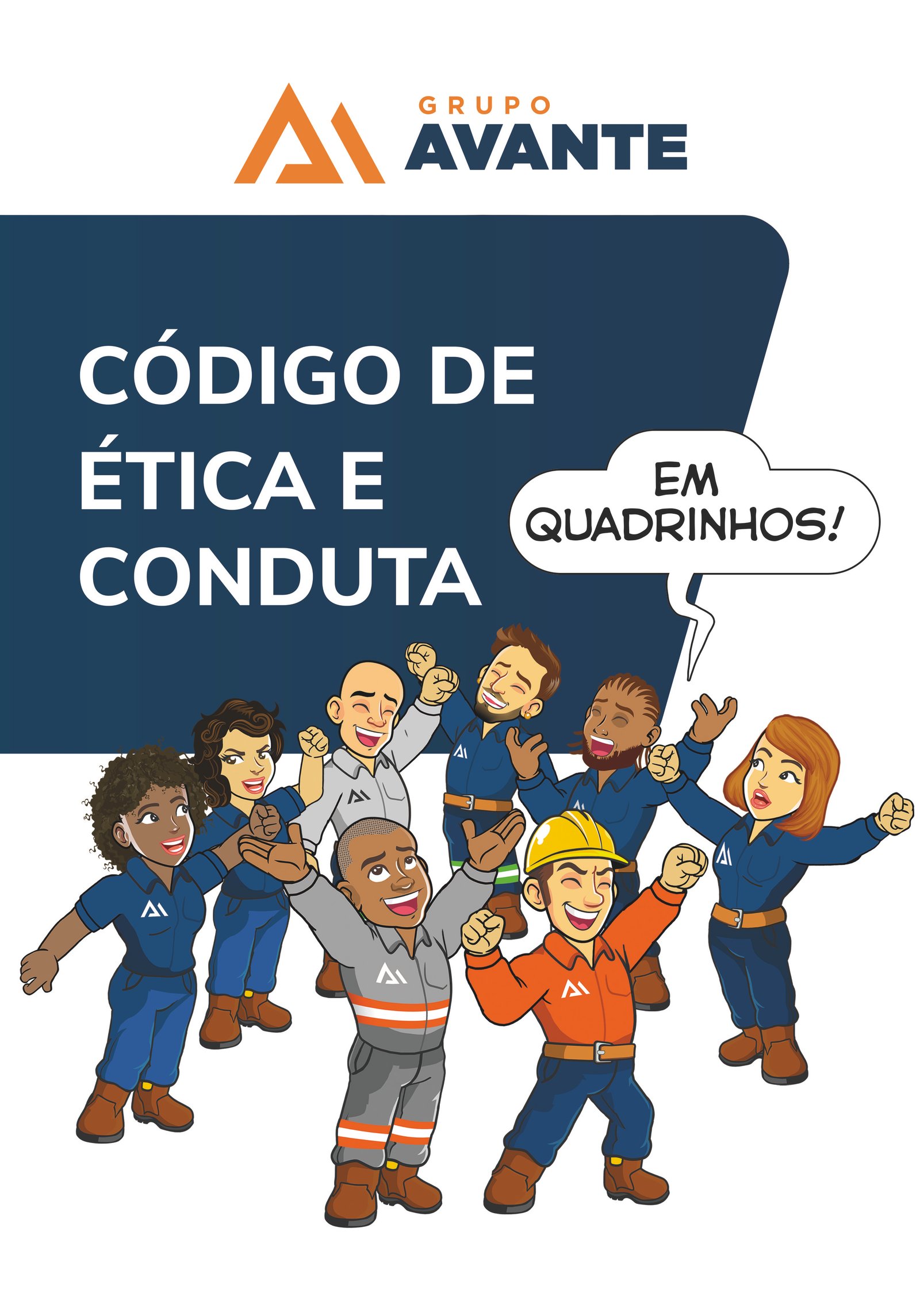 Capa de código de ética e conduta em quadrinhos produzido pela A2RC